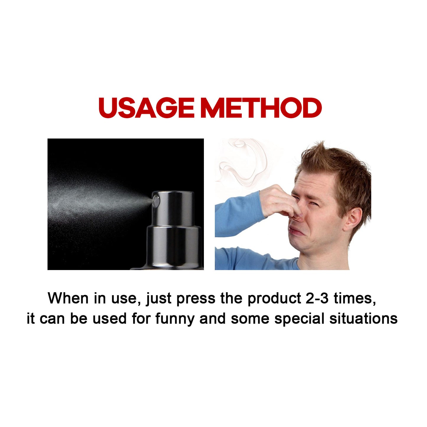 Dowmoo Stinky Fart Pepper Spray April Fool's Day Prank Trick Entertainment Liquid Stinky Trick Portable Spray