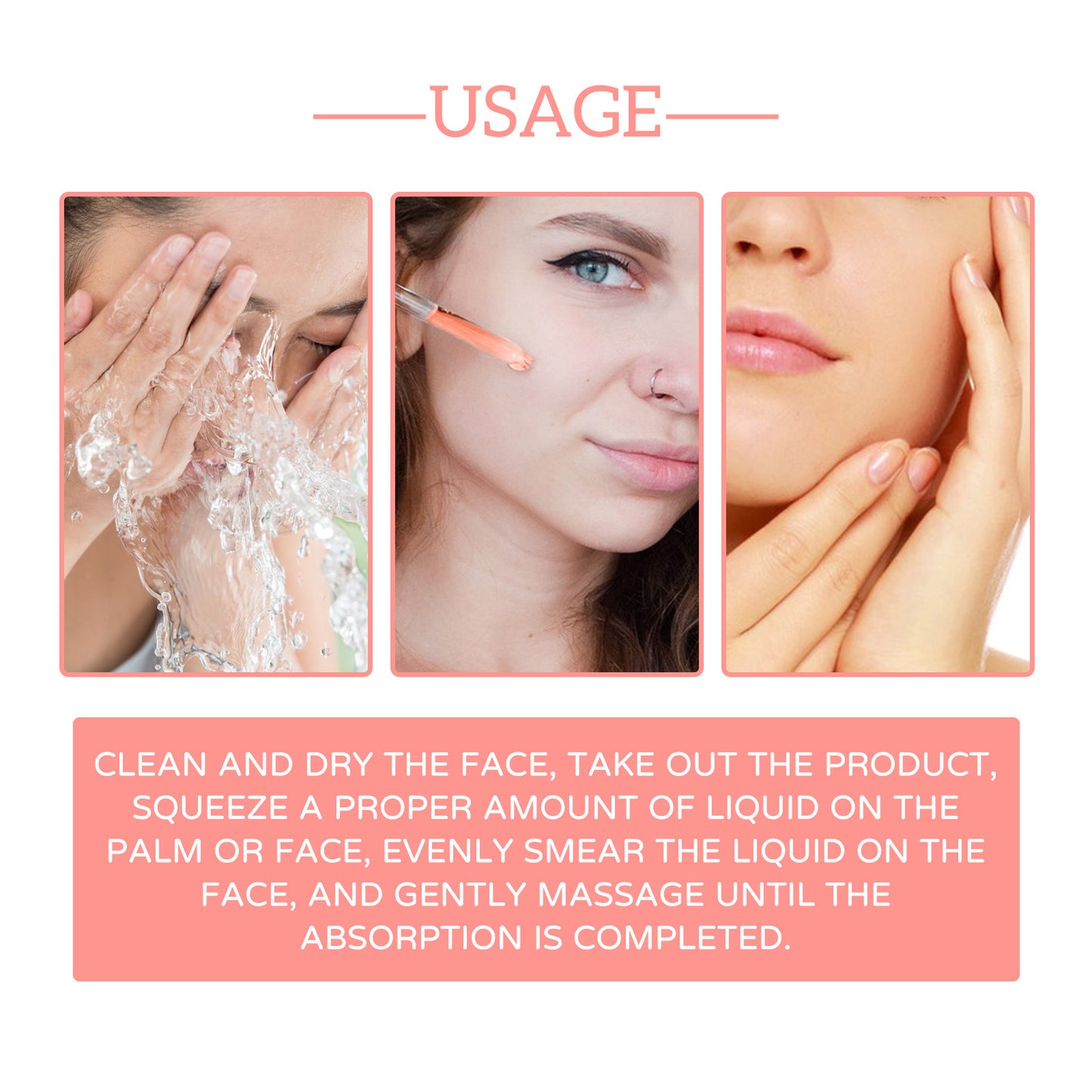 Jaysuing 5-in -1 Facial Essence Moisturizing Skin Firming Fade Spots Acne Beauty Essence
