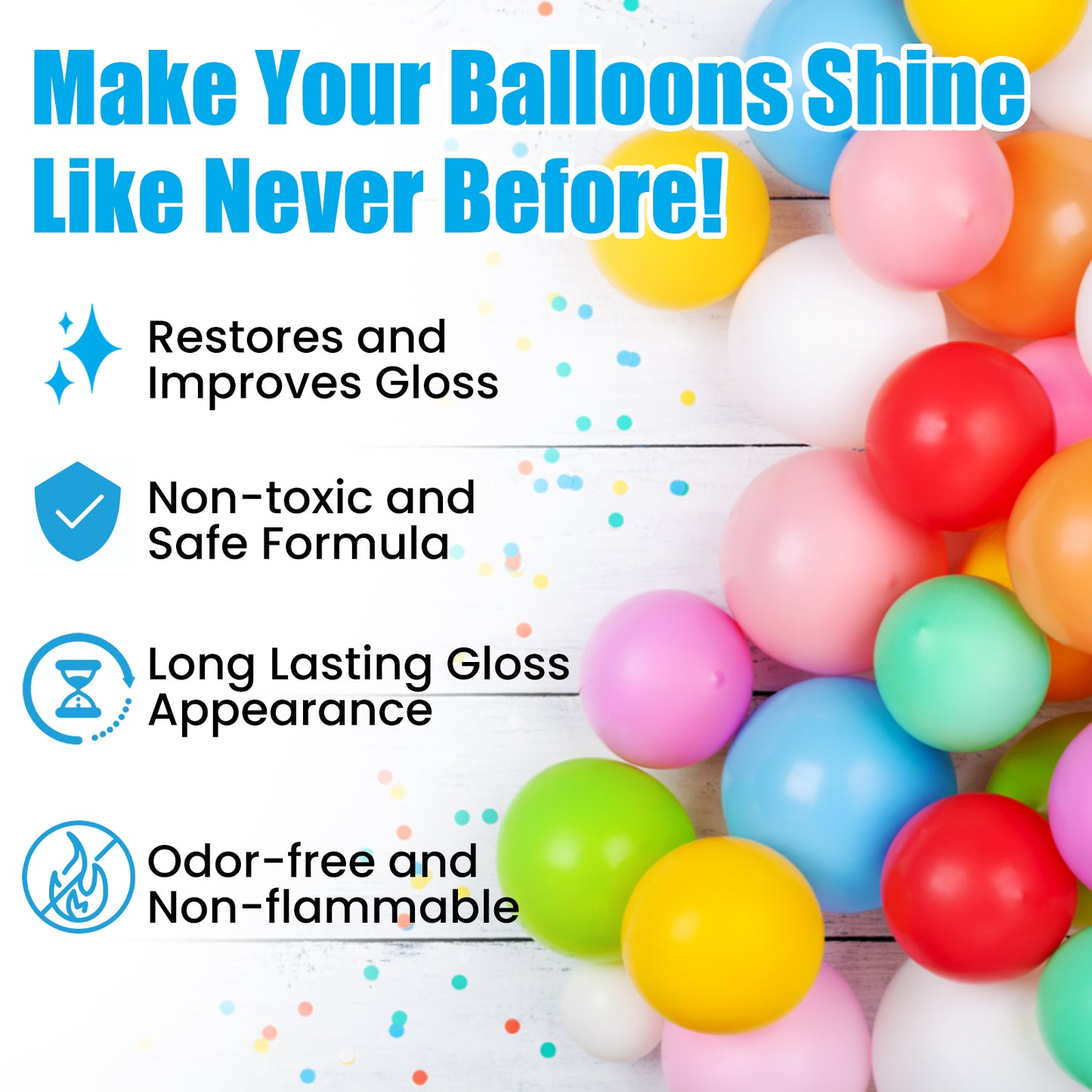 Jue-Fish aerosol balloon spray balloon surface texture gloss durable non-oxidation fading spray
