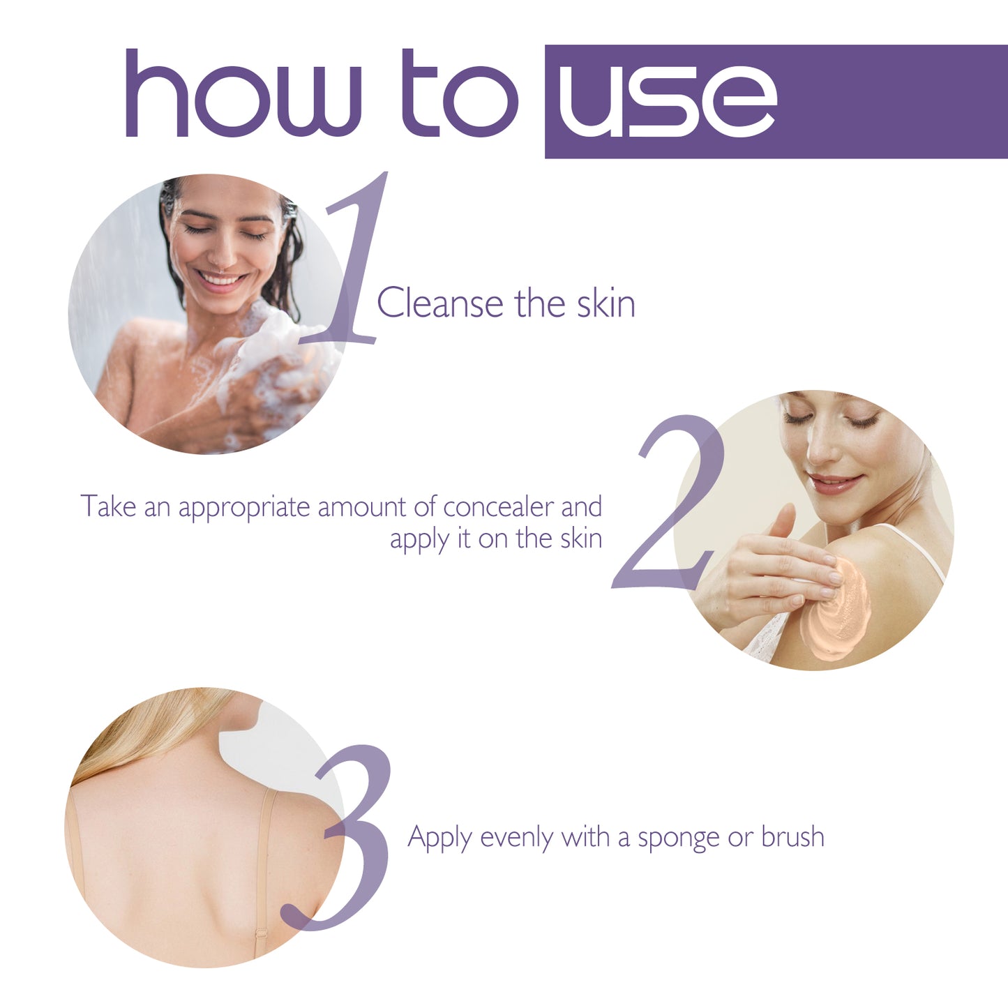 West & Month Body Concealer Waterproof Covering Tattoo Scar Birthmark Invisible Body Concealer