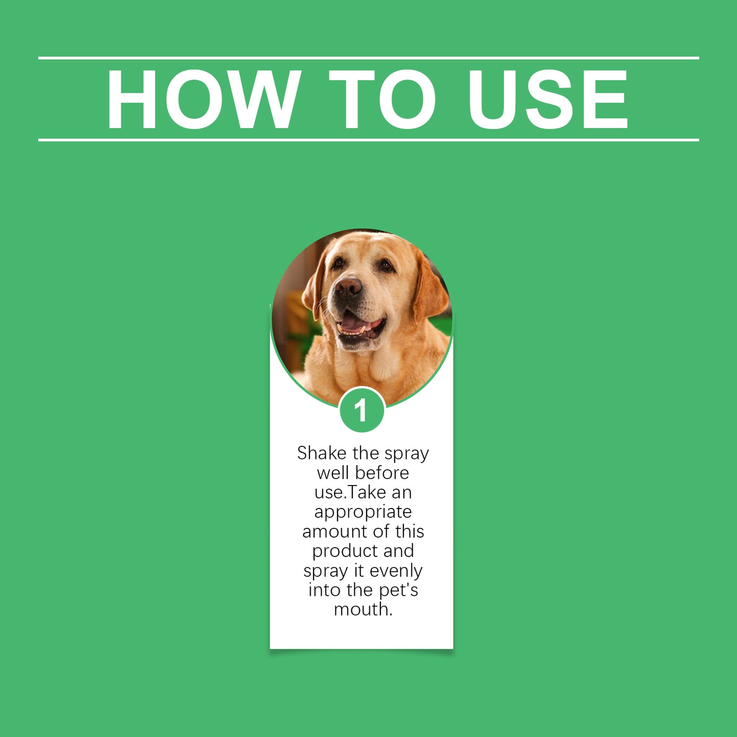 Yegbong pet mouth spray dog care clean pet mouth odor yellow teeth convenient care