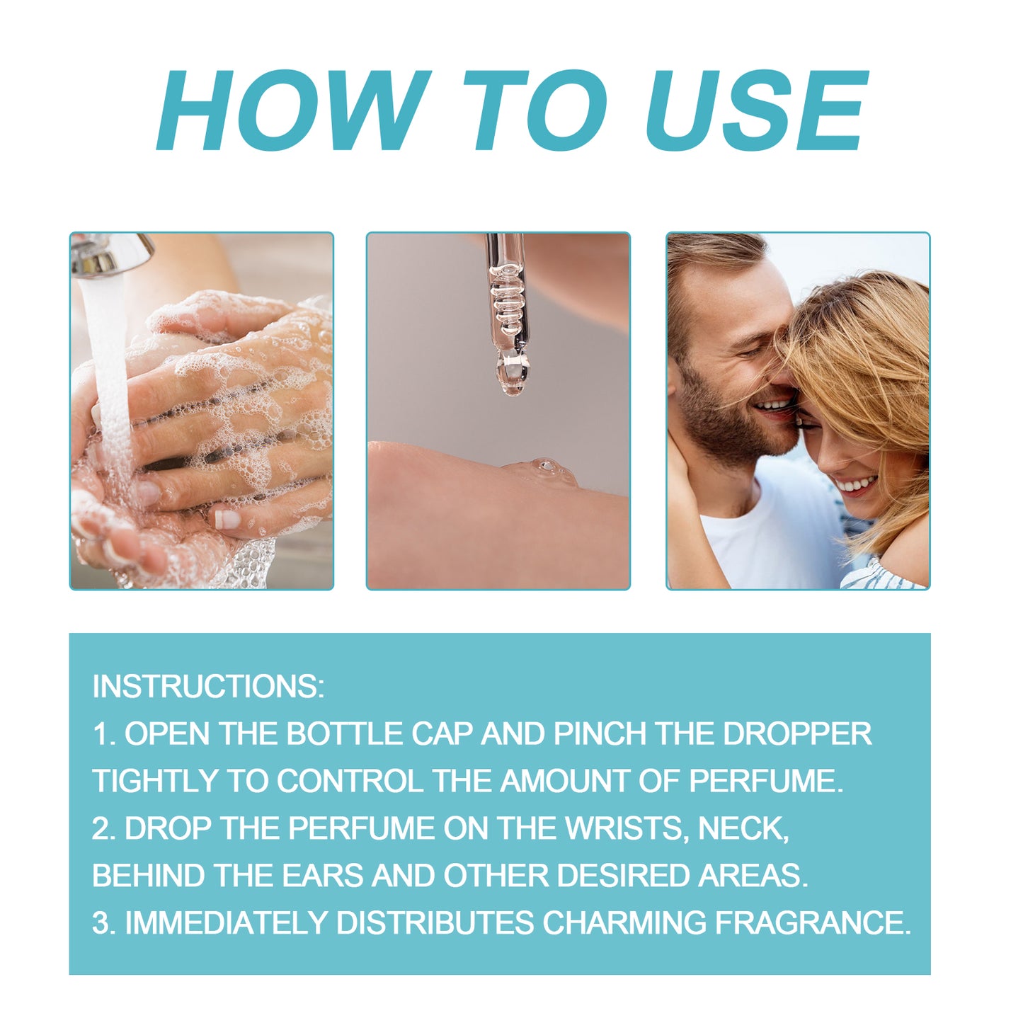 EELHOE Cupid Information Perfume Lasting Light Fragrance Fresh and Natural Niche Fragrance behind Wrist and Ear Perfume