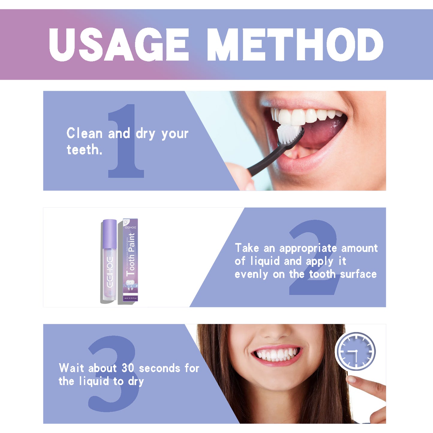 EELHOE White Dental Pen Oral Care Clean Tooth Stains White Teeth Fresh Breath Beautiful Tooth Pen