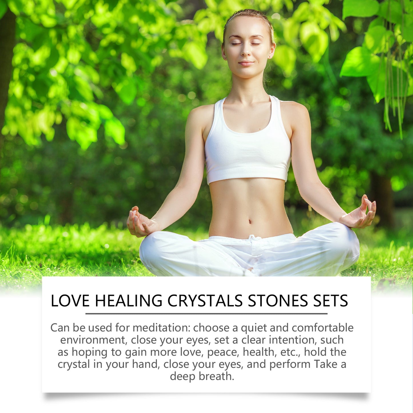 Hoexe Heart Crystal Healing Stone suit