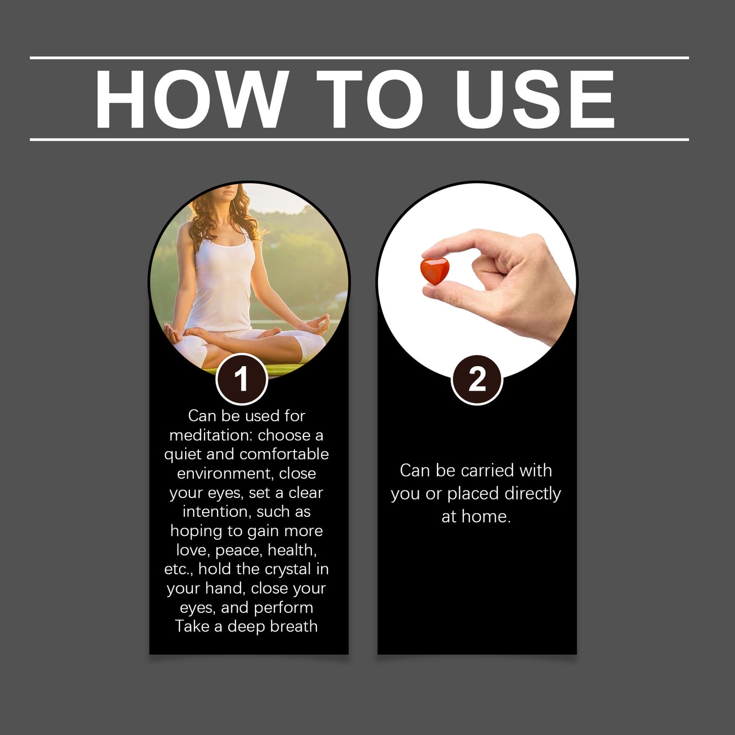 Hoexe Heart Healing Crystal Chakra Kit