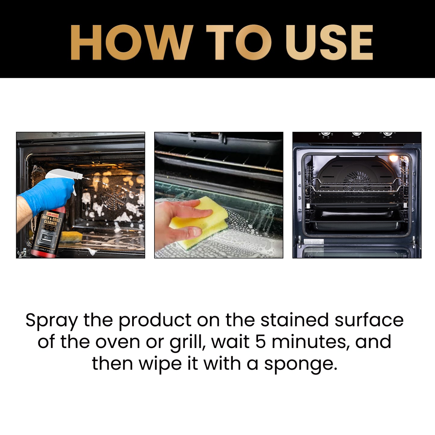 Jakehoe stove oven foam cleaner oven grill special decontamination deodorant deodorant degreasing agent
