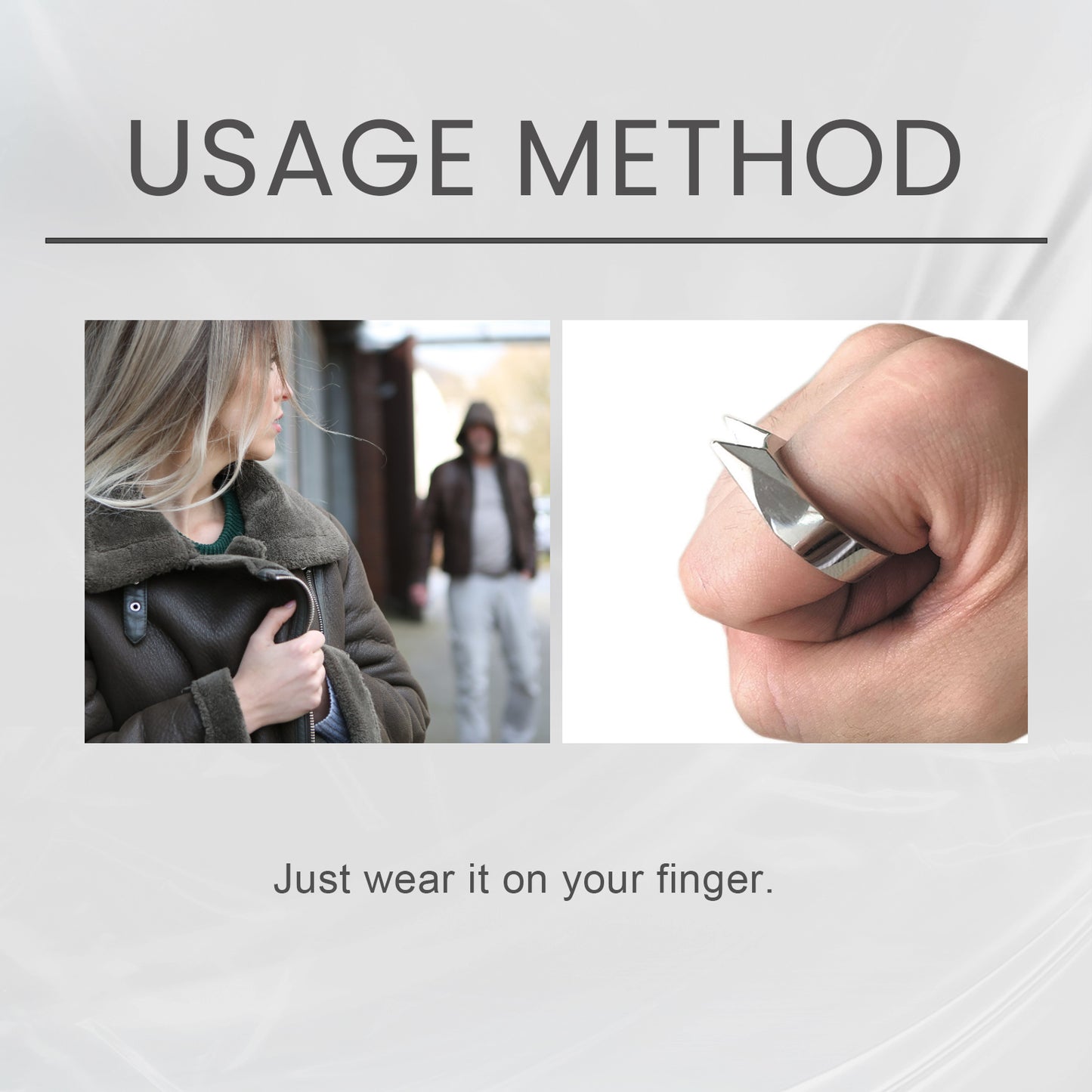 Jue-Fish Ring Men's and Women's Couple's Ring Simple All-match Fashion Single Product Trendy Clothing Matching