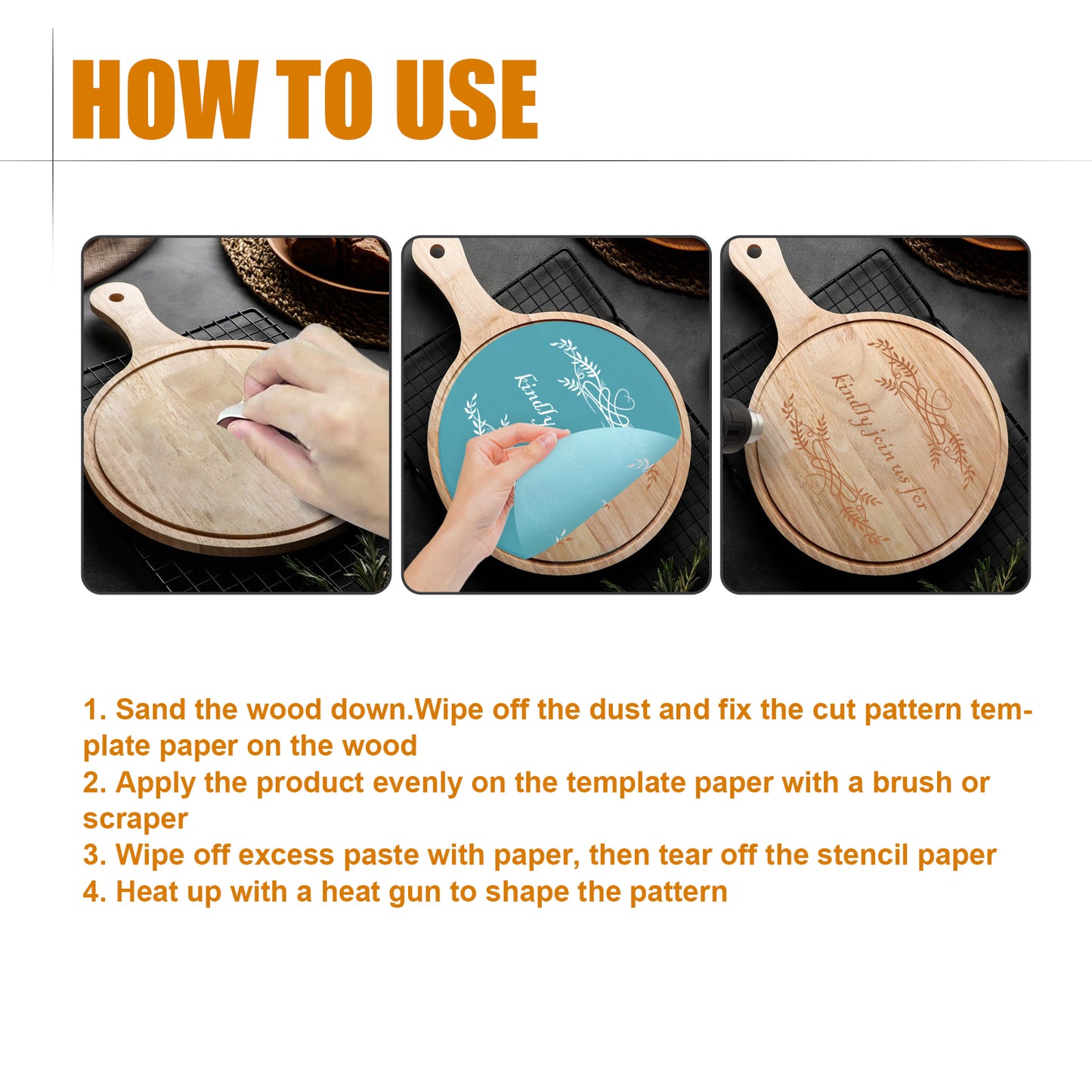 Jue-Fish Wood Burning Paste Camping Outdoor Wood Cloth Combustion-supporting DIY Pyrography Wood Burning Paste