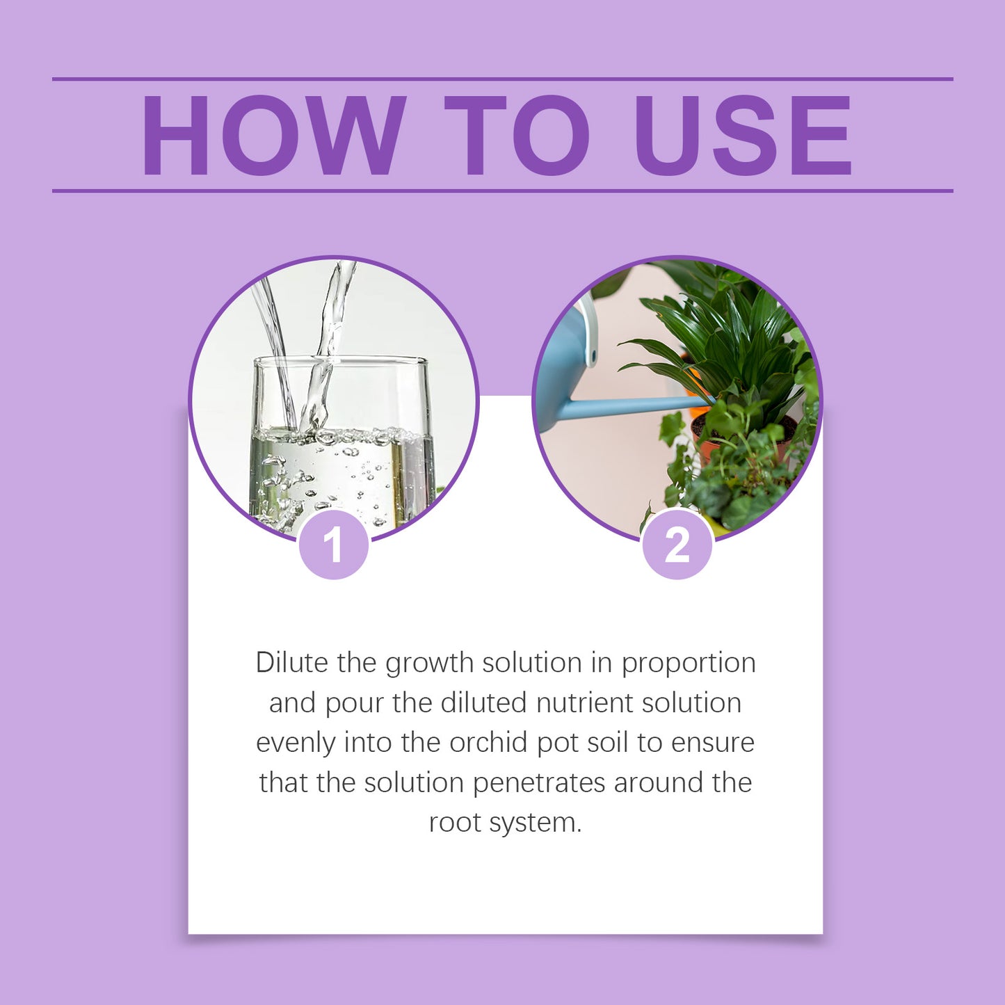 MoonSpry orchid plant growth agent flower green plant special nutrient solution orchid potted universal