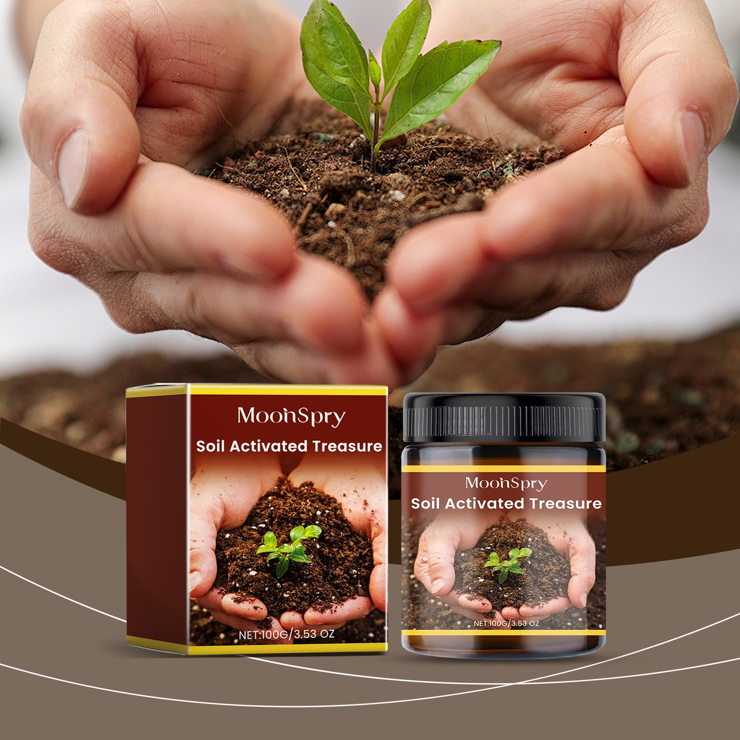 MoonSpry Soil Activator Universal Mild Granular Fertilizer Fruit Vegetable Planting Controlled Release Fertilizer Green Plant Fertilizer