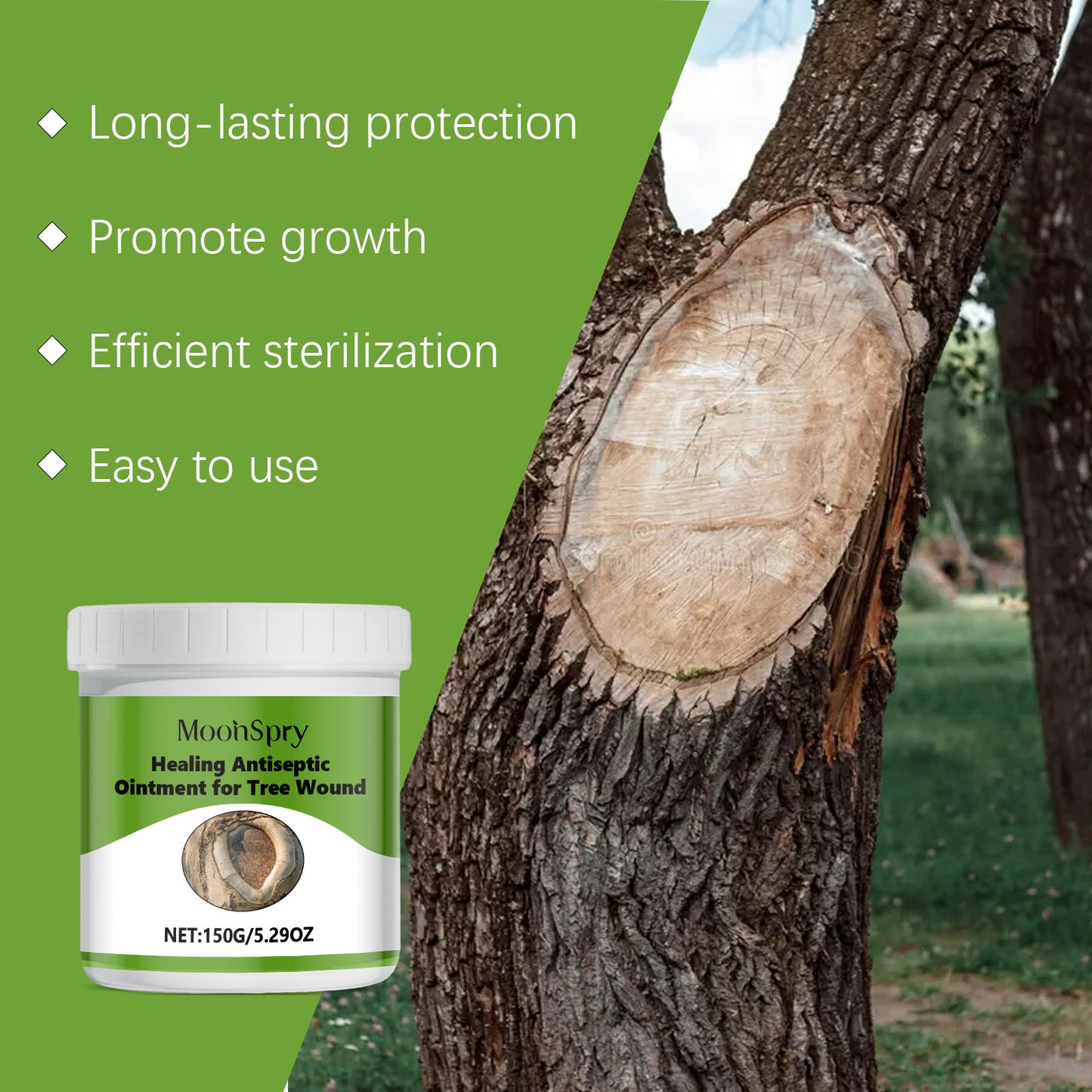 MoonSpry Tree Wound Healing Cream Plant Seedling Fruit Tree Grafting Wound Coating Rooting Smear