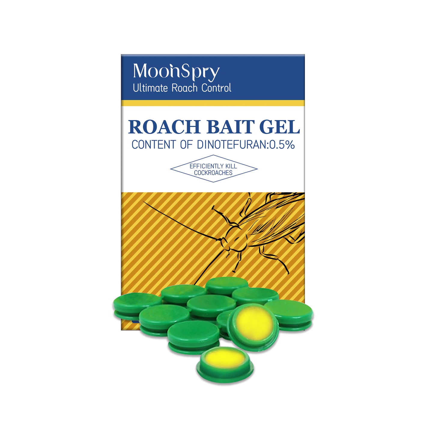 MOONSPRY Cockroach Bait Gel Household Living Room Indoor Kitchen Cleaning Cockroach Repellent Special Bait Agent