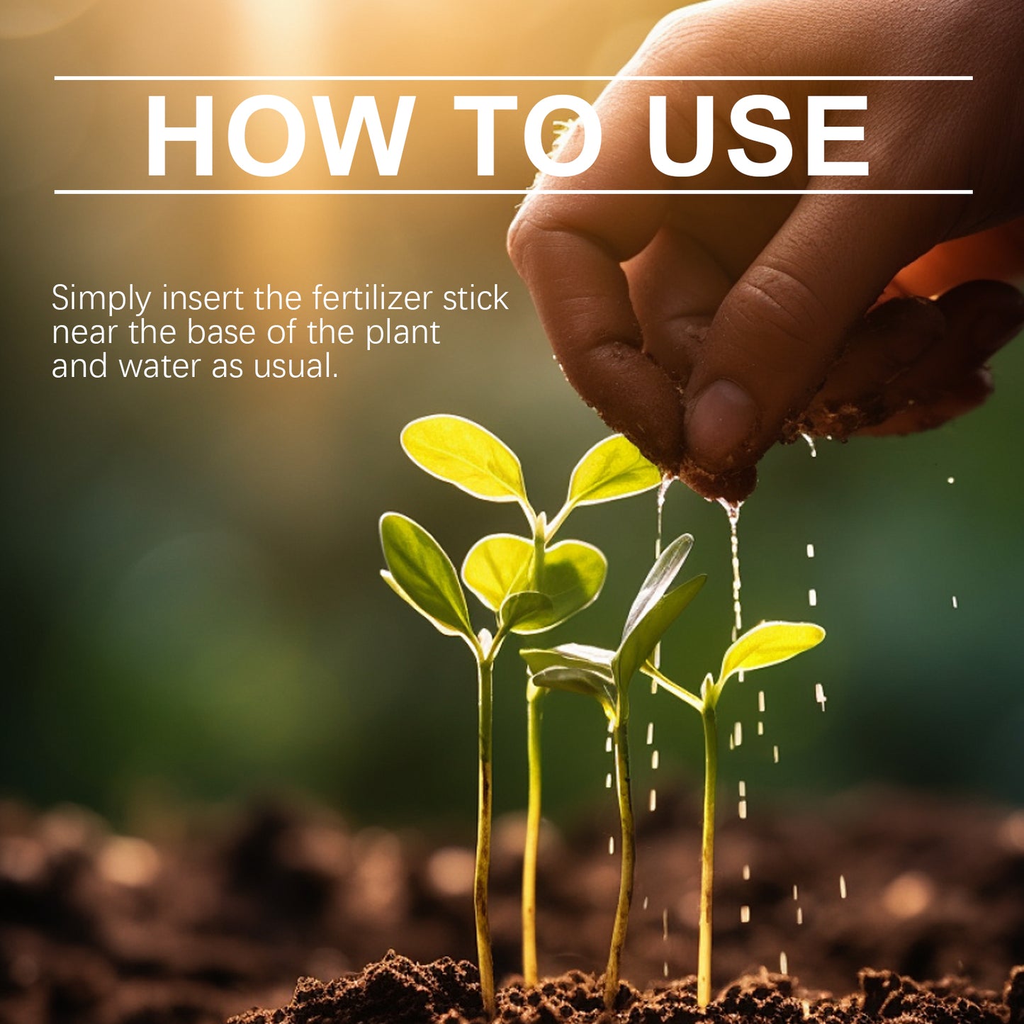 MoonSpry Plant Nutrition Bar Household Flower Green Plant Potted Growth Cultivation Plant Slow Release Nutrient