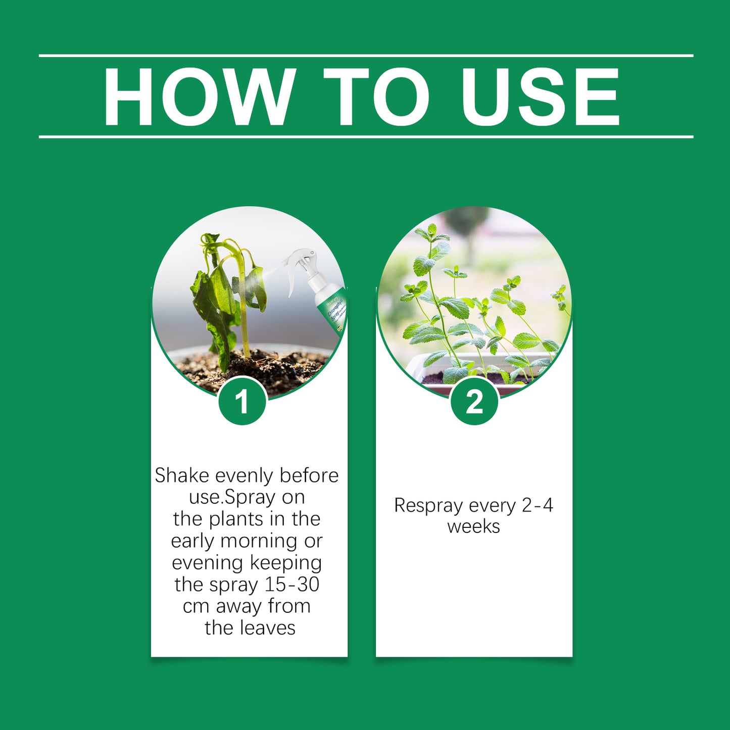 MoonSpry Chlorophyll Spray Flowers Fruit Trees Green Plants Green Leaves Healthy Growth Universal Whole Plant Nutrient Solution