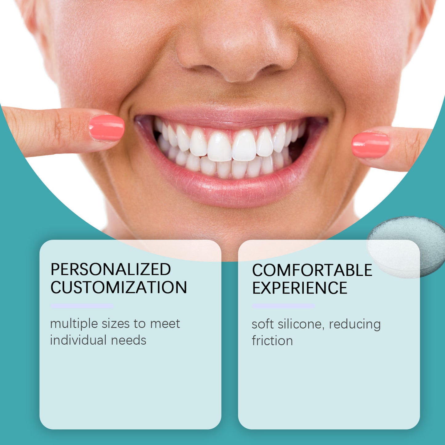 Oralhoe adjustable snap-on denture comfortable adjustable denture suitable for mouth chewing force to fit teeth