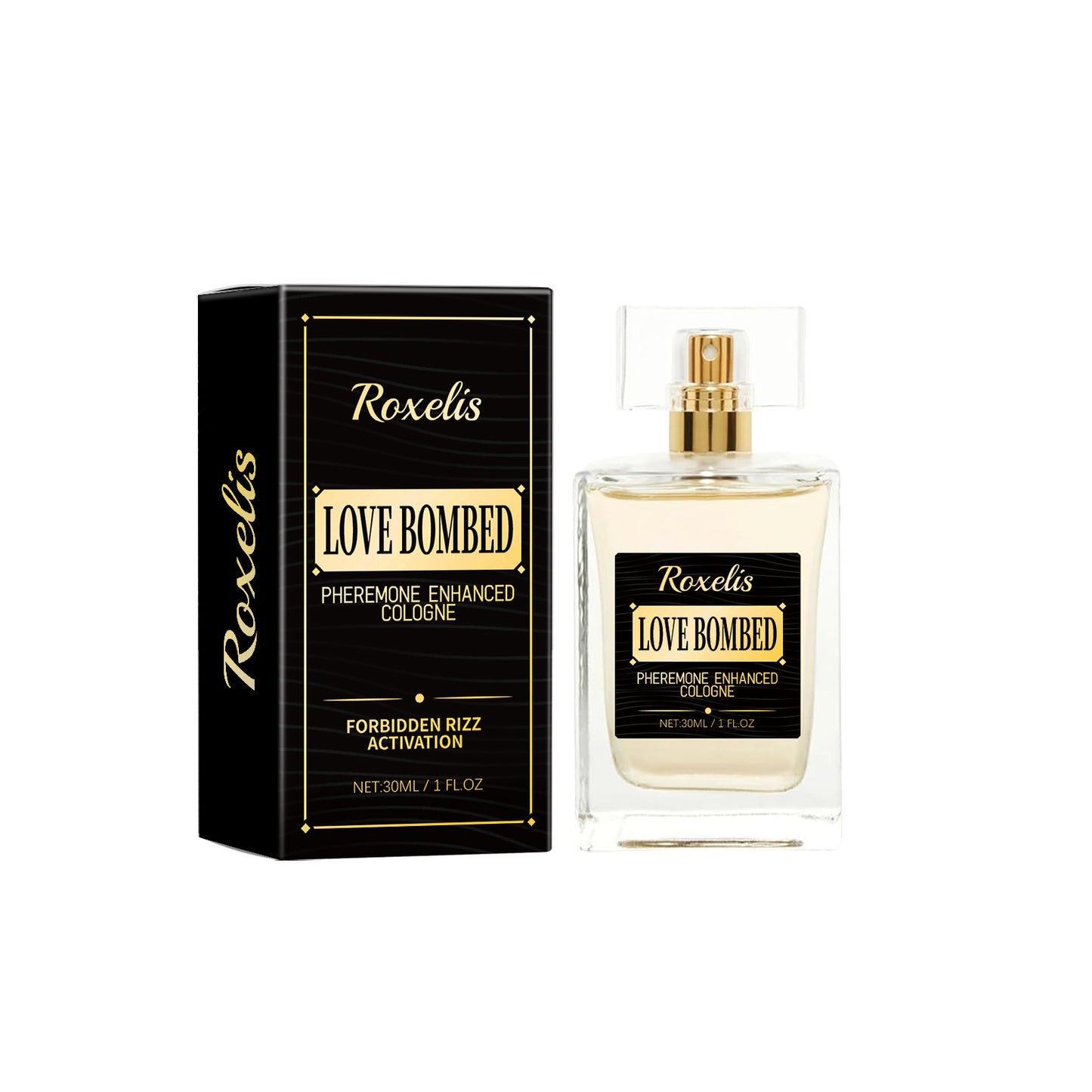 Roxelis Men's Pheromone Perfume Men's Cologne Lasting Light Fragrance Business Gentleman Fresh Charm Encounter Perfume