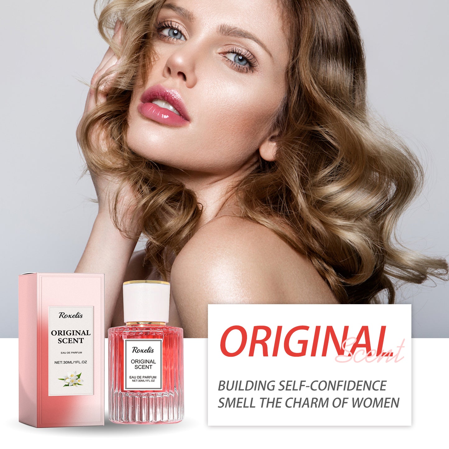 Roxelis Jasmine Women's Pheromone Perfume Wrist Ear Neck Natural Lasting Light Fragrance Refined Elegant Feminine Charm