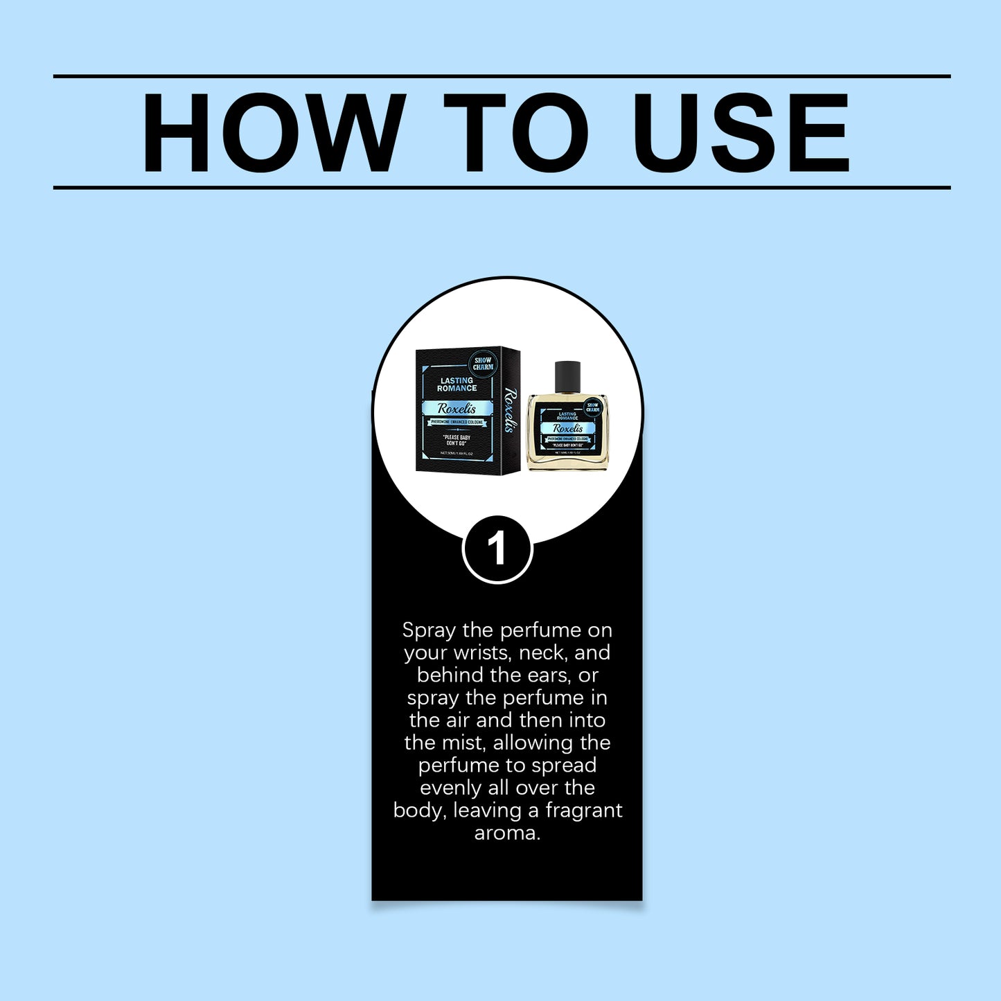 Roxelis men's cologne natural fresh non-pungent charm plus mild fragrance men's fragrance water