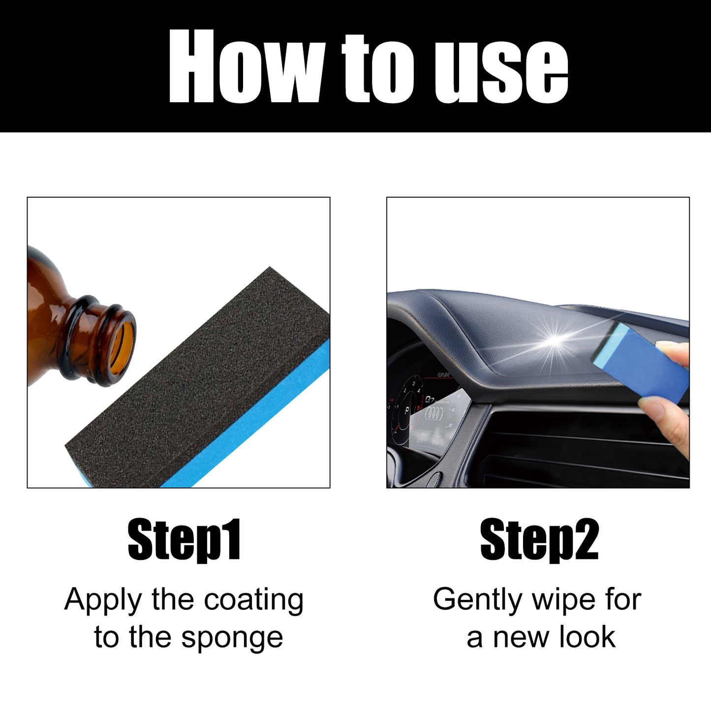 Rayhong plastic refurbished coating car interior dashboard seat cleaning dustproof glazing maintenance coating