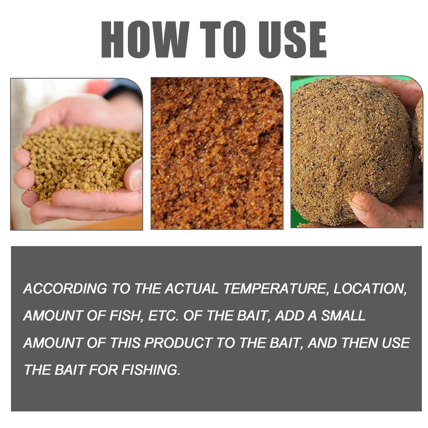 Yegbong bait attractant reservoir bait fishing lure fish portable fish attractant