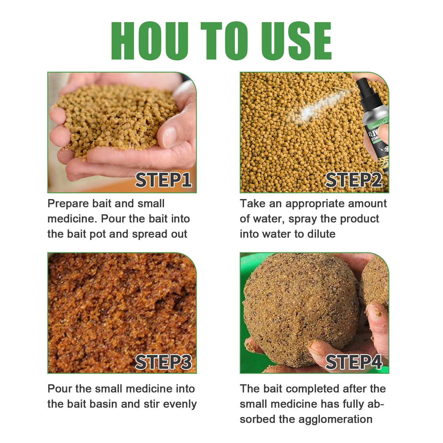 Yegbong bait attractant fishing drug attractant wild fishing bait bait bait material fish attractant