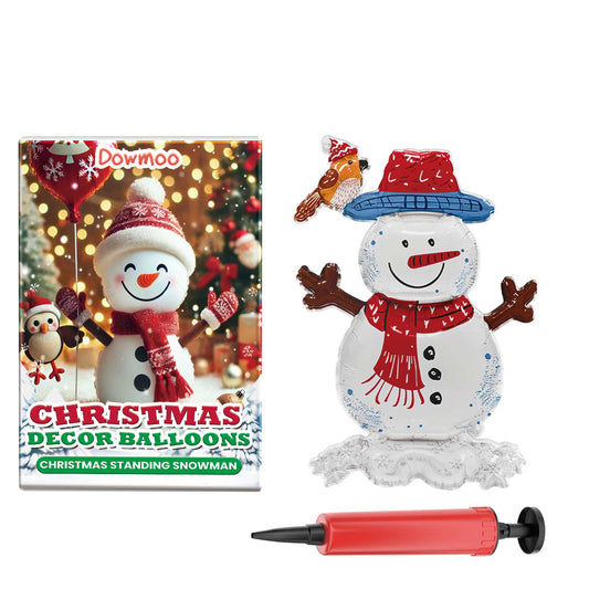 Dowmoo Christmas Balloon Balloon Standing Santa Claus Reindeer Christmas Tree Event Atmosphere Layout