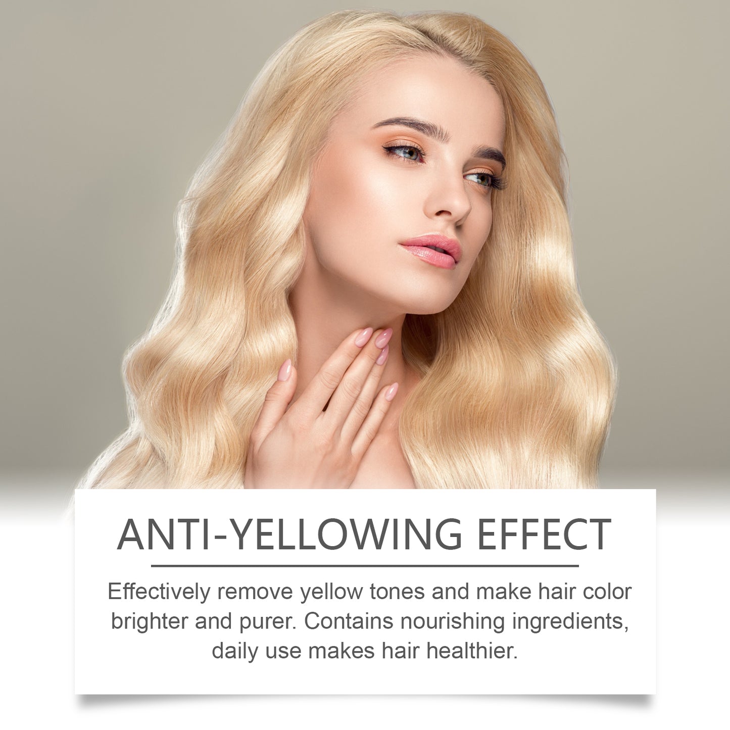 EELHOE Purple Shampoo Hair Color Lasting Maintenance Daily Nourishing Hair Smooth Moisturizing Purple Shampoo