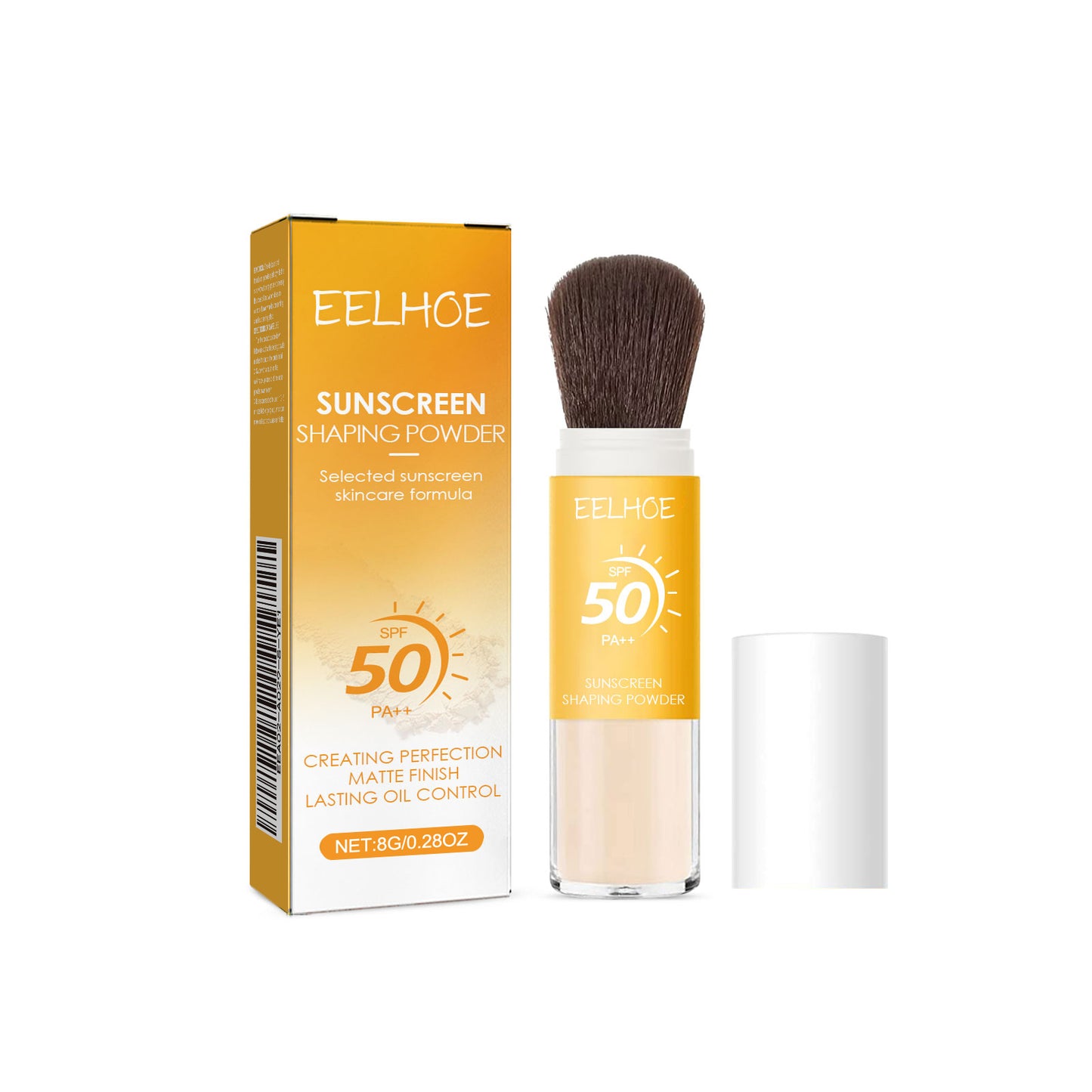 EELHOE Makeup Powder for Daily Makeup Natural Lightweight Breathable Makeup Oil Control Durable Makeup Powder