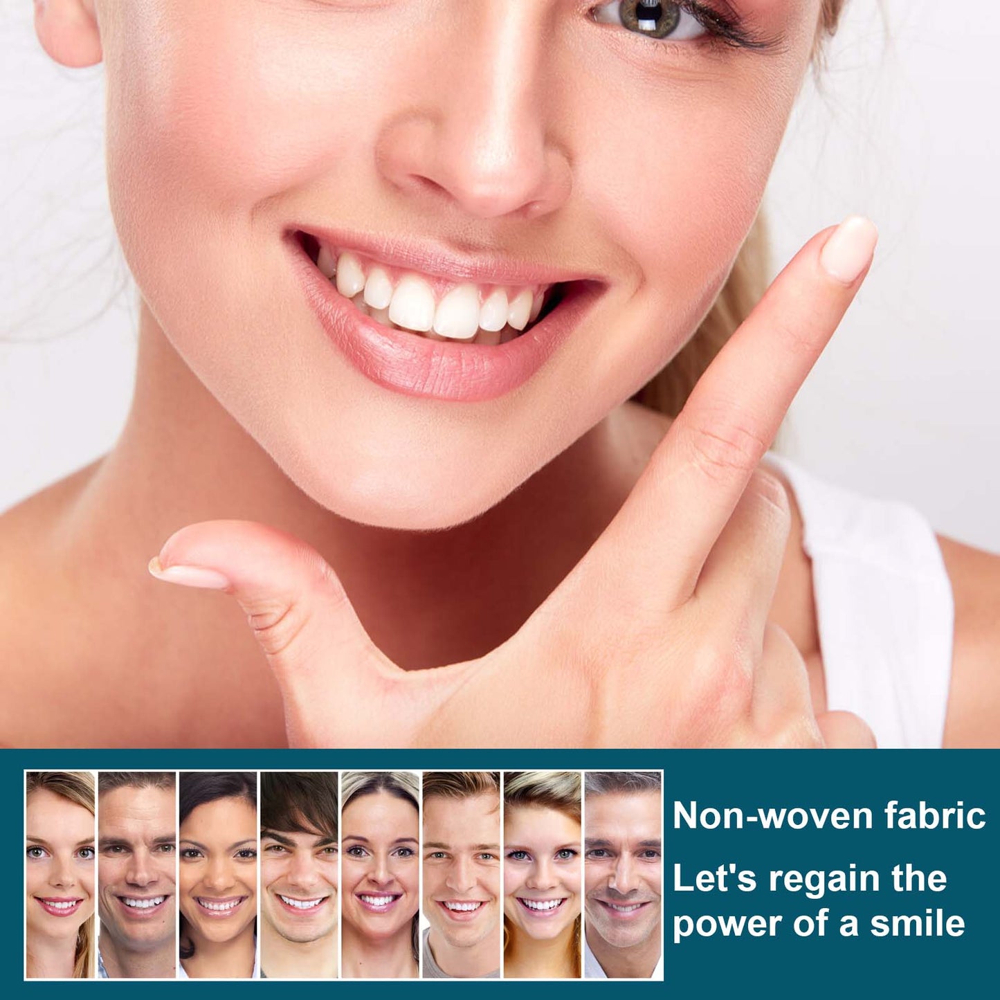 EELHOE adjustable snap-on denture temporary filling tooth gap filling orthodontic denture kit