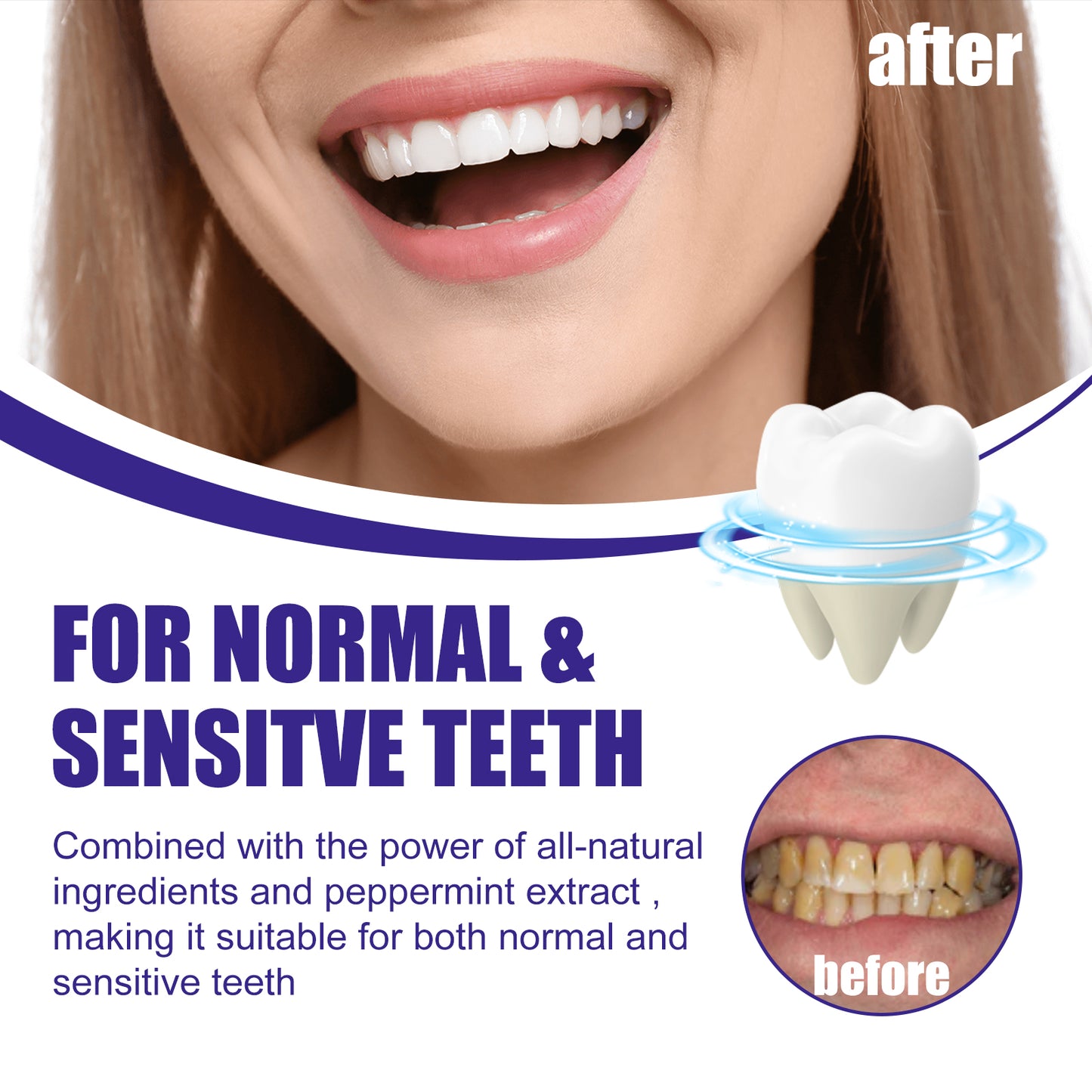 EELHOE tooth cleaning powder to remove tartar and brighten white teeth cleaning odor fresh breath teeth cleaning tooth powder