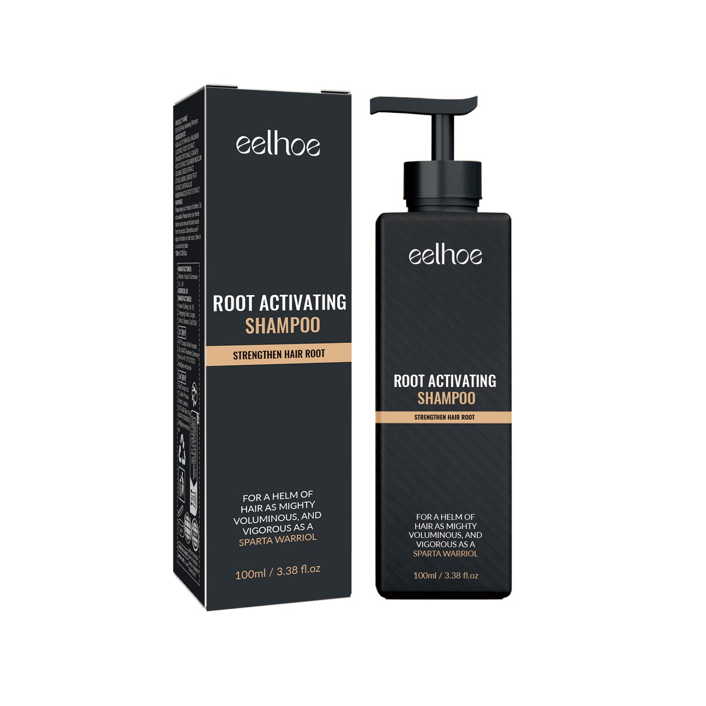 EELHOE Dense Hair Shampoo Anti-falling Solid Hair Dense Fluffy Hair Soft Tough Repair Hair Care Shampoo