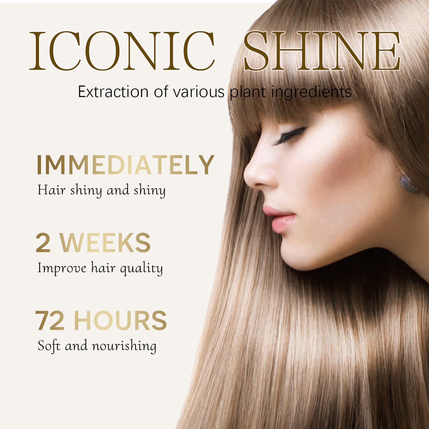 EELHOE Keratin Hair Care Essence Spray Hair Repair Improve Dry Curly Hair Mimic Hair Oil Essence