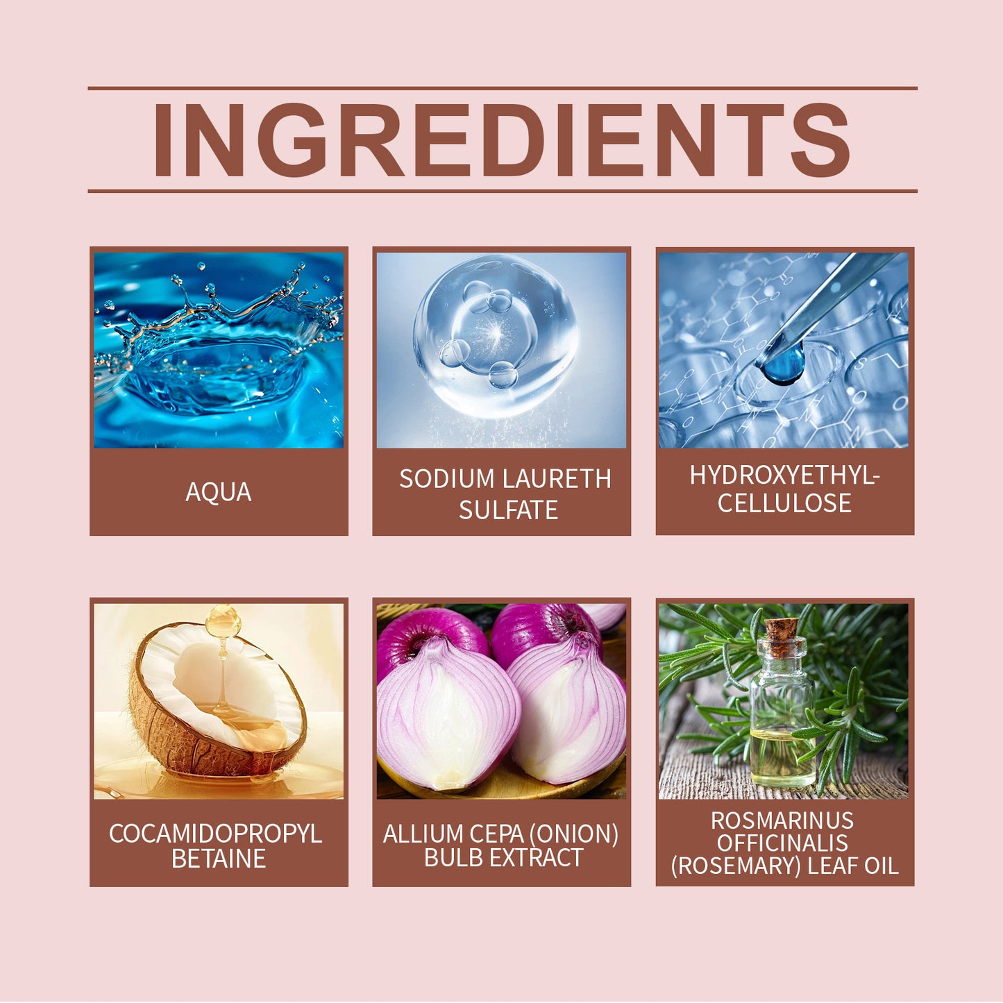Hoegoa Onion Rosemary Shampoo suit Nourishing Repair Dry Hair Smooth Brightening Hair Care suit