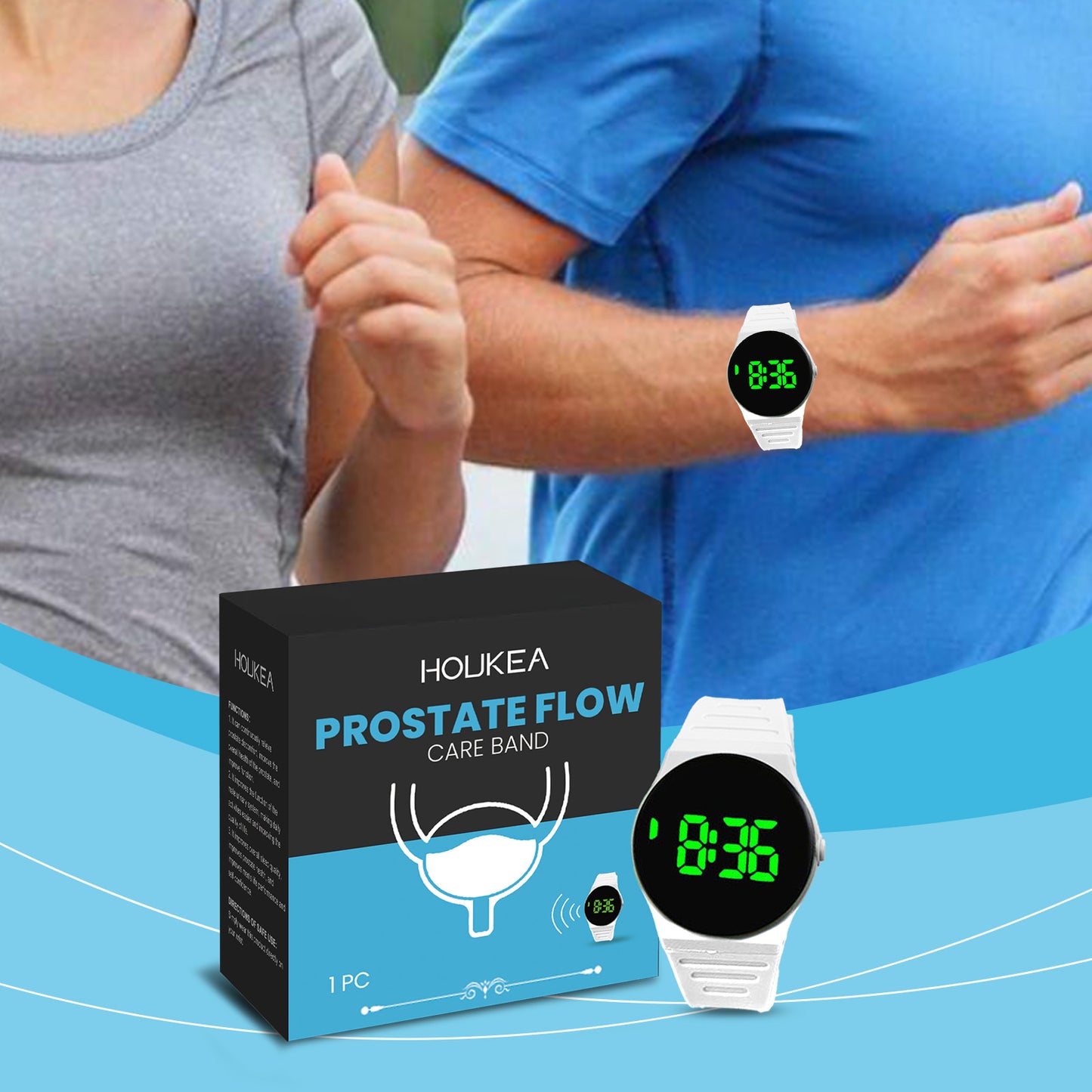 Houkea sports watch body care outdoor fitness time management sports management personality fashion Joker