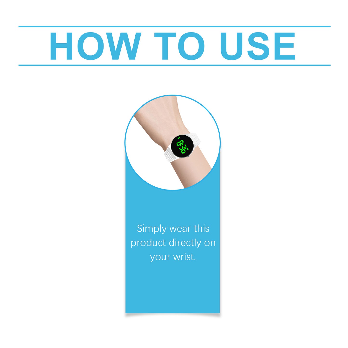 Houkea sports watch body care outdoor fitness time management sports management personality fashion Joker