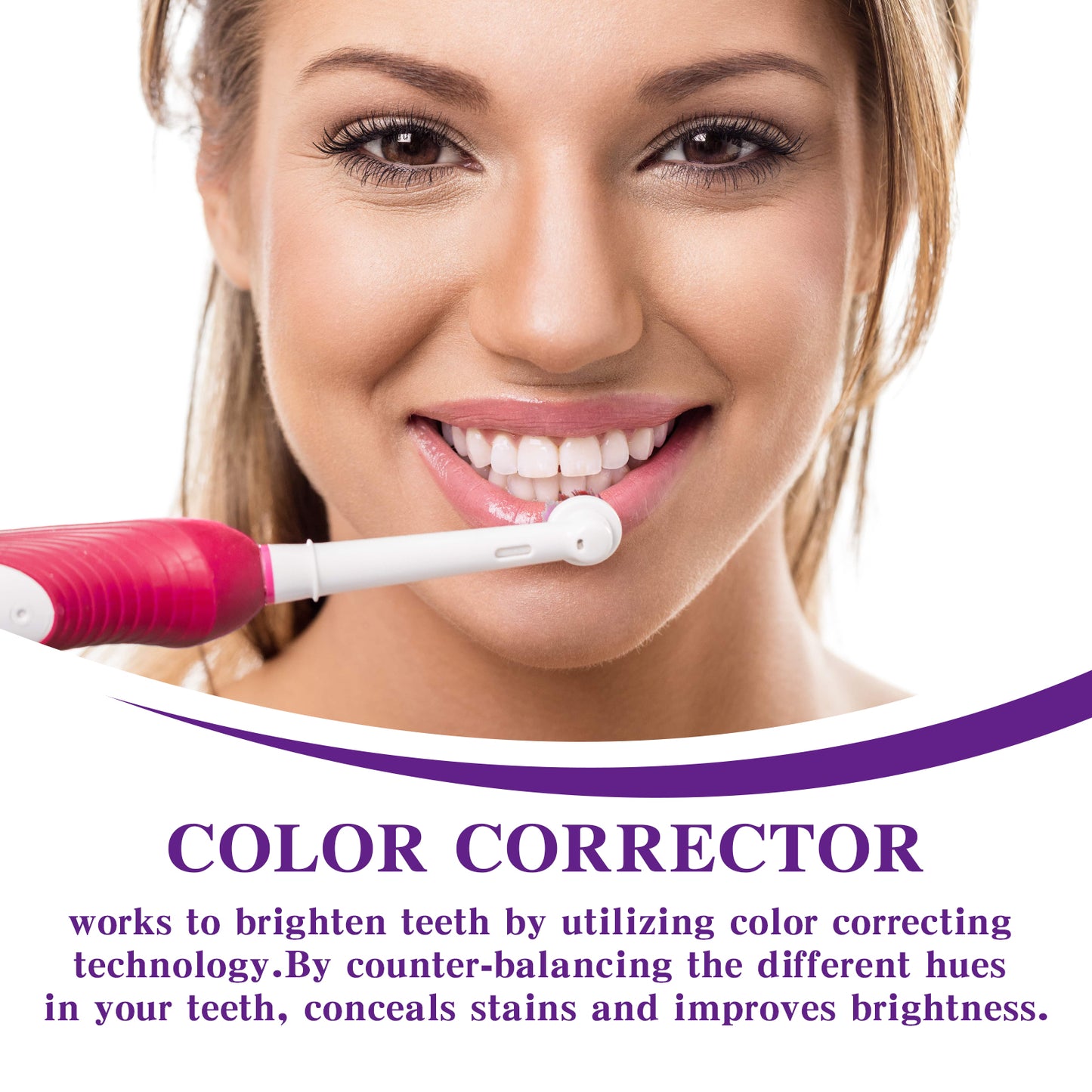 Jaysuing Purple Bright White Toothpaste Clean Tooth Stains Fresh Breath Bright White Toothpaste