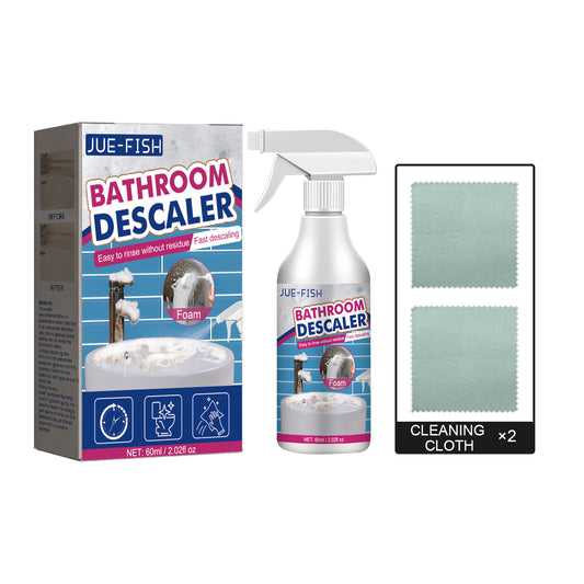 Jue-Fish bathroom cleaner shower room glass scale cleaner stainless steel wash basin bathtub decontamination