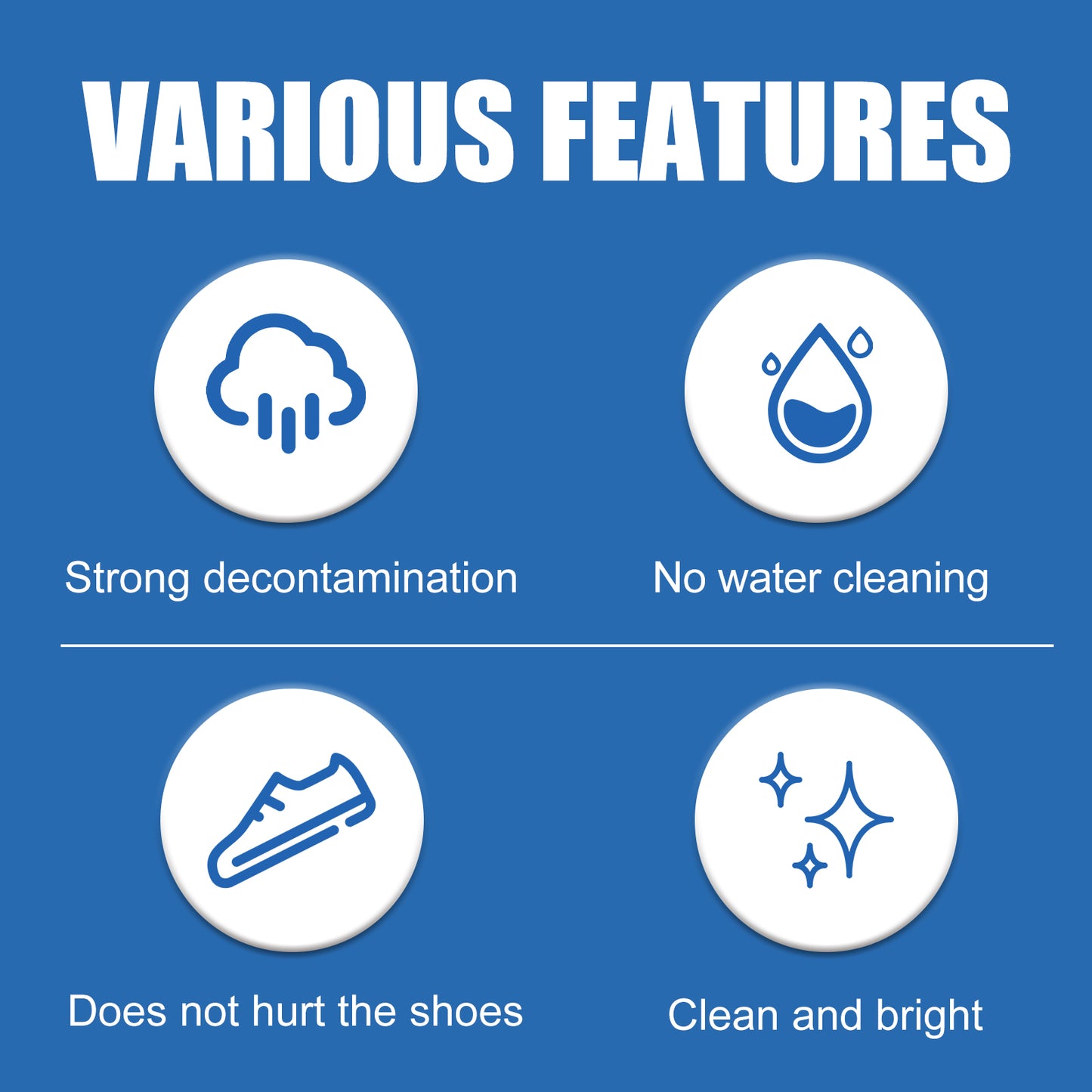 Jue-Fish White Shoes Cleaning Cream Strong Decontamination Cleaning Cream No-Wash Sports Canvas Shoes Cleaning and Stain Removal