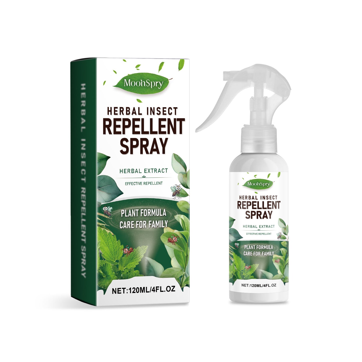 MoonSpry Herbal Insect Repellent Spray Household Living Room Indoor Kitchen Cleaning Cockroach Repellent Cleaning Spray