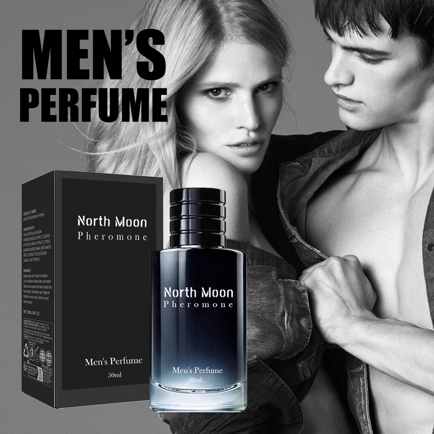 North Moon Men's Perfume Lasting Light Fragrance Fresh Niche Perfume Men's and Women's Emotional Atmosphere Dating Perfume
