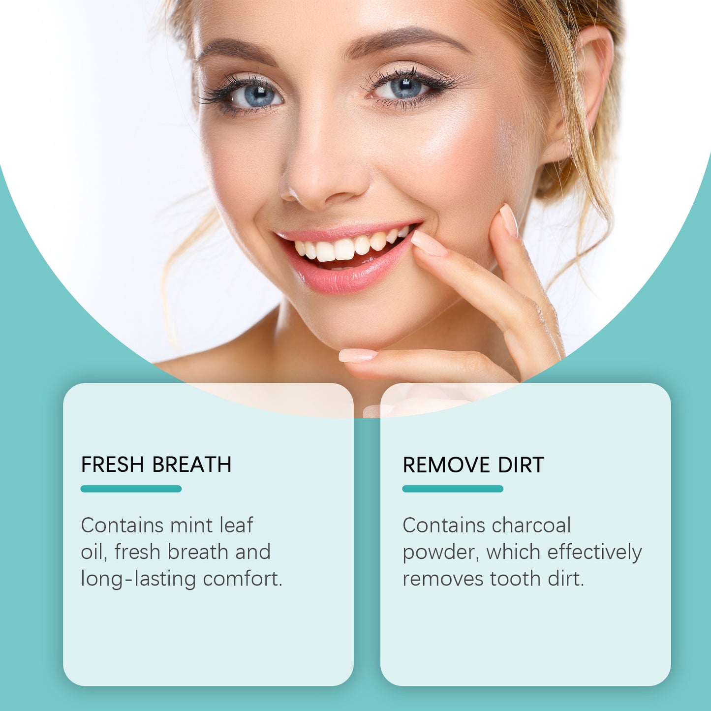 Oralhoe Cinnamon Volcanic Ash Bentonite Dental Powder Teeth Cleaning Dental Powder Tooth Stains to Maintain Oral Environmental Hygiene