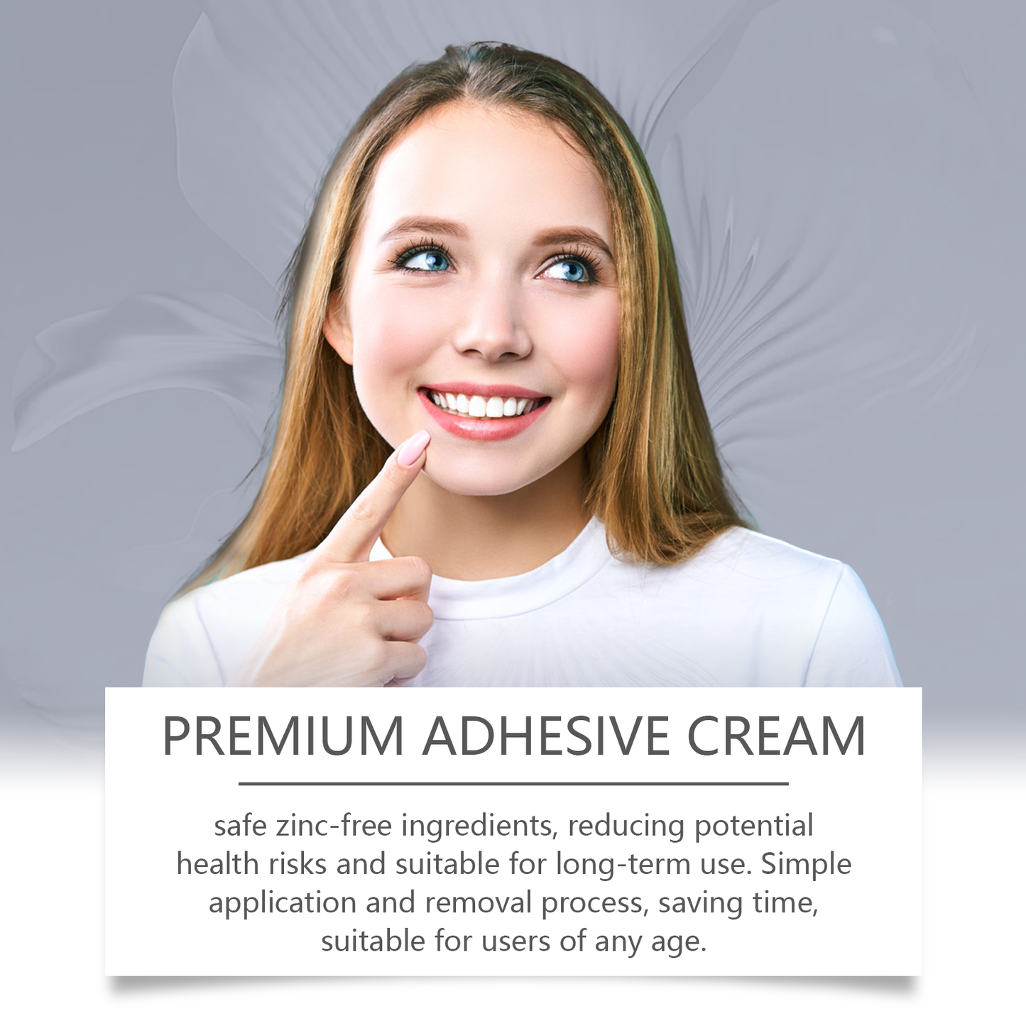 Oralhoe denture denture fixing adhesive to improve comfort care denture loosening adhesive Angu paste