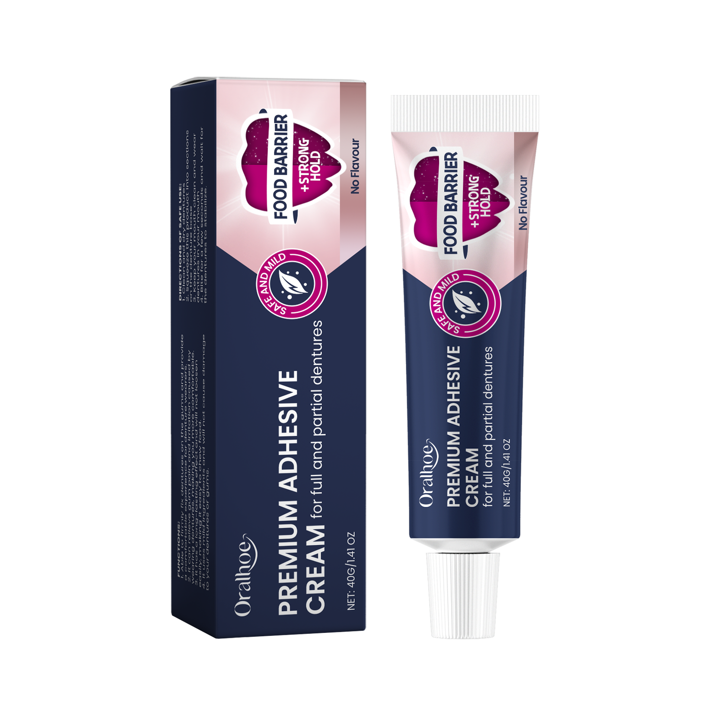 Oralhoe denture denture fixing adhesive to improve comfort care denture loosening adhesive Angu paste