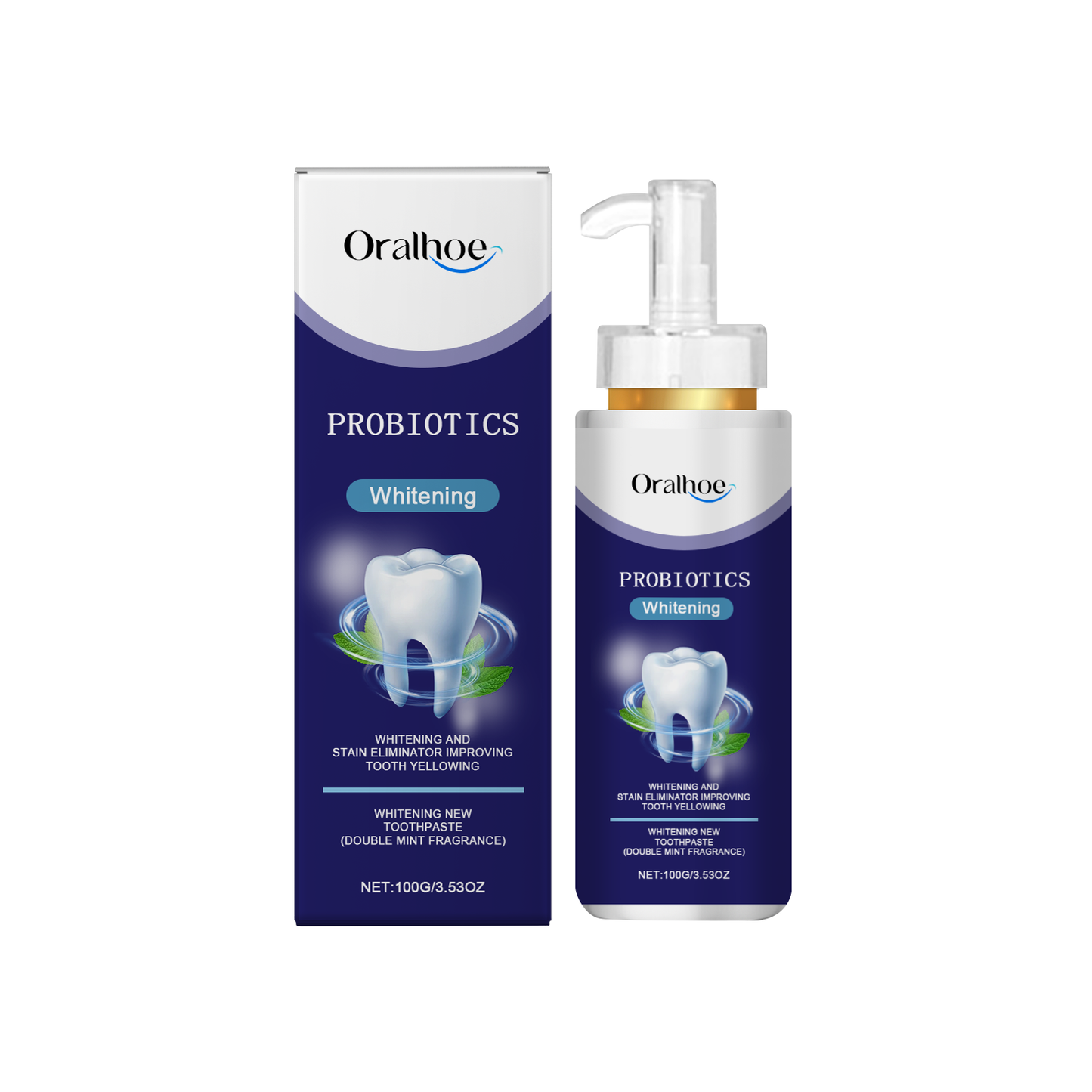 Oralhoe Oral Care Toothpaste Gently Clean Teeth Yellow Teeth Stains Smell Fresh Teeth Care Toothpaste