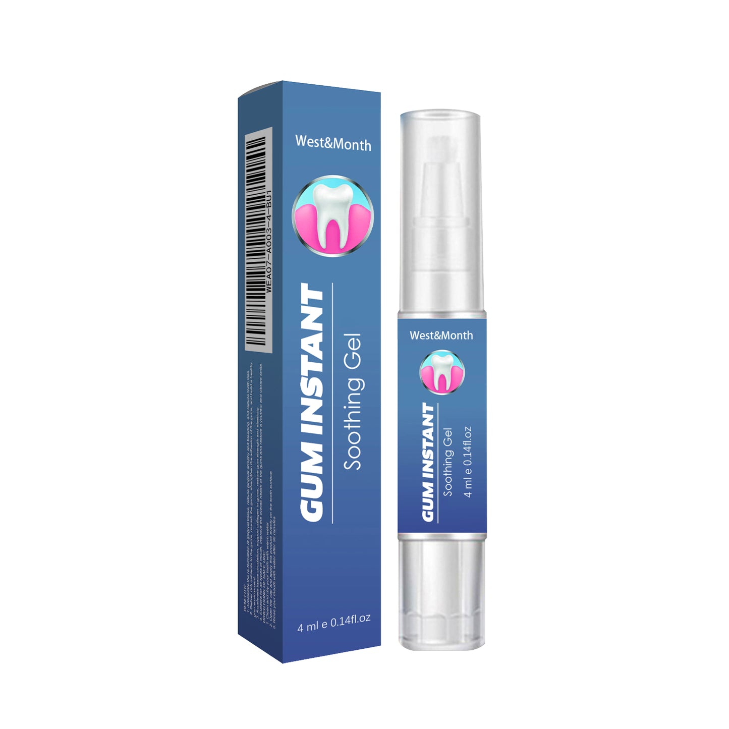 WestMonth Gum Care Gel Relieve Gum Swelling and Pain Cleaning Tooth Plaque Stains Whiten Tooth Gel
