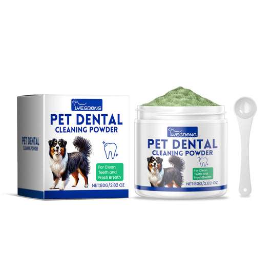 Yegbong dog teeth cleaning powder teeth cleaning powder gently cleaning tartar stains fresh breath