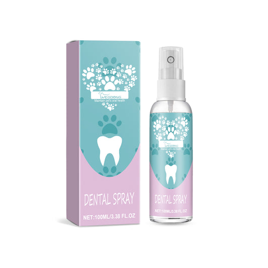 Yegbong pet teeth spray care clean pet mouth teeth teeth stain tooth yellow care spray