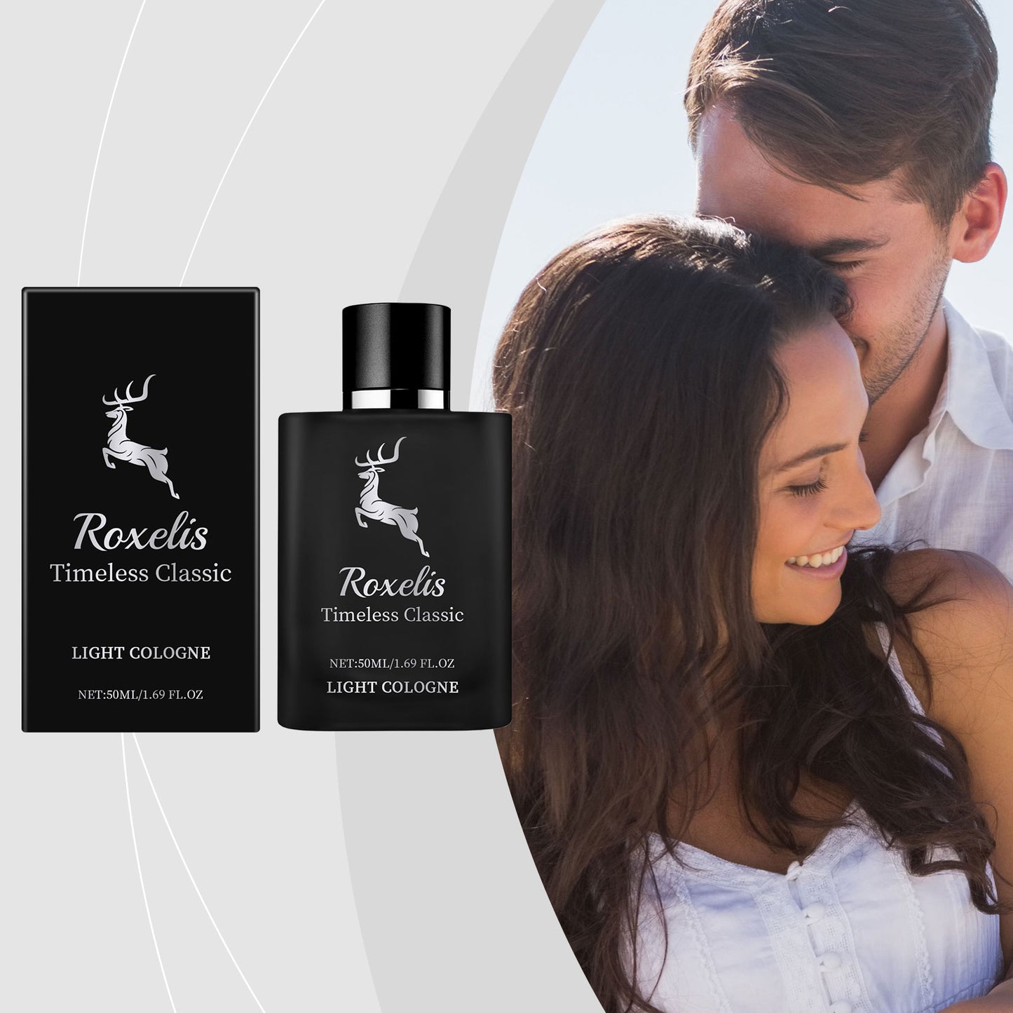 Roxelis Charm Perfume Classic Cologne Natural Fresh Elegant Lasting Fragrance Elegant Portable Dating Perfume