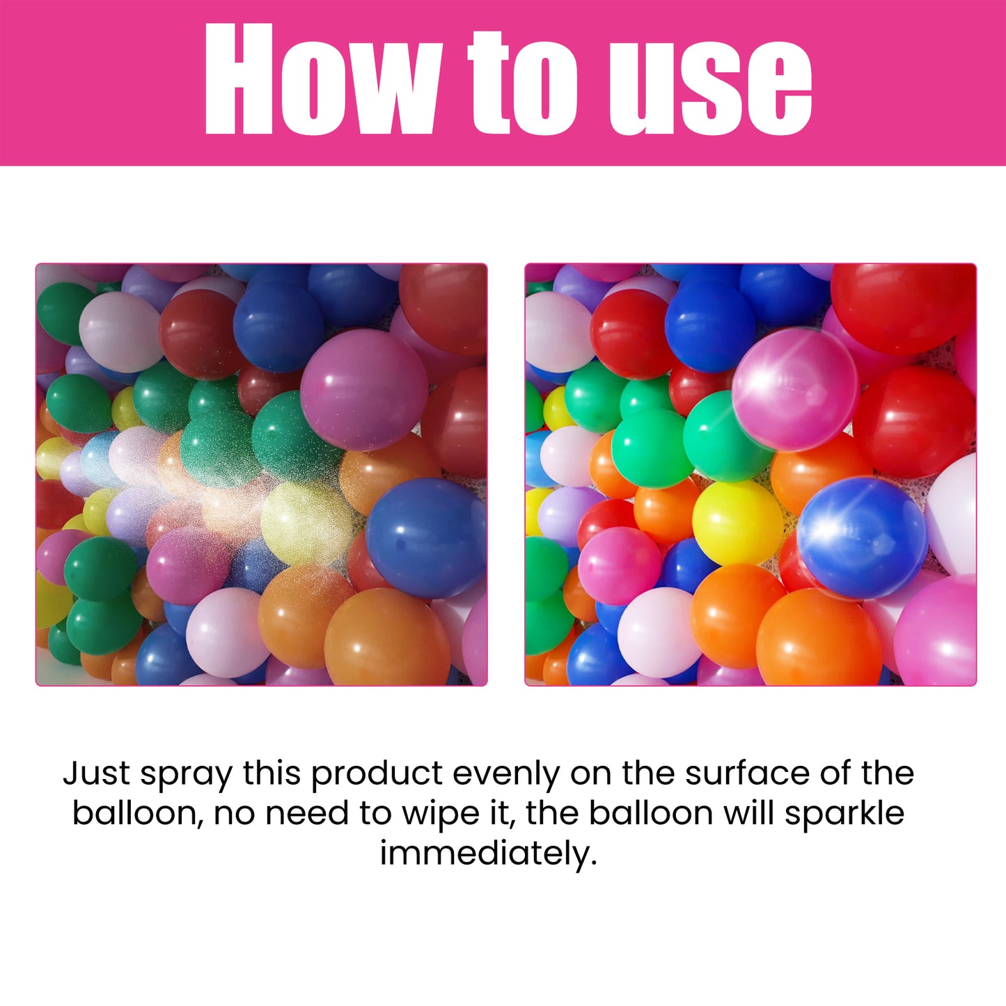 Dowmoo balloon-enhanced brightener keeps balloon surface texture luster durable non-oxidizing scene decoration