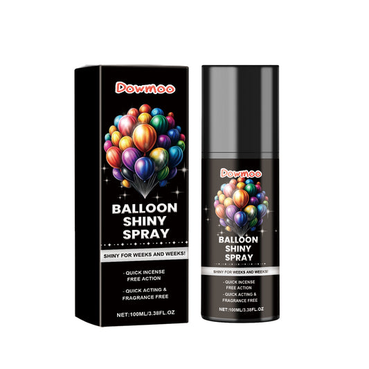 Dowmoo Balloon Enhancement Brightener Balloon Safe Long Lasting Gloss Appearance Polished Brightening Spray